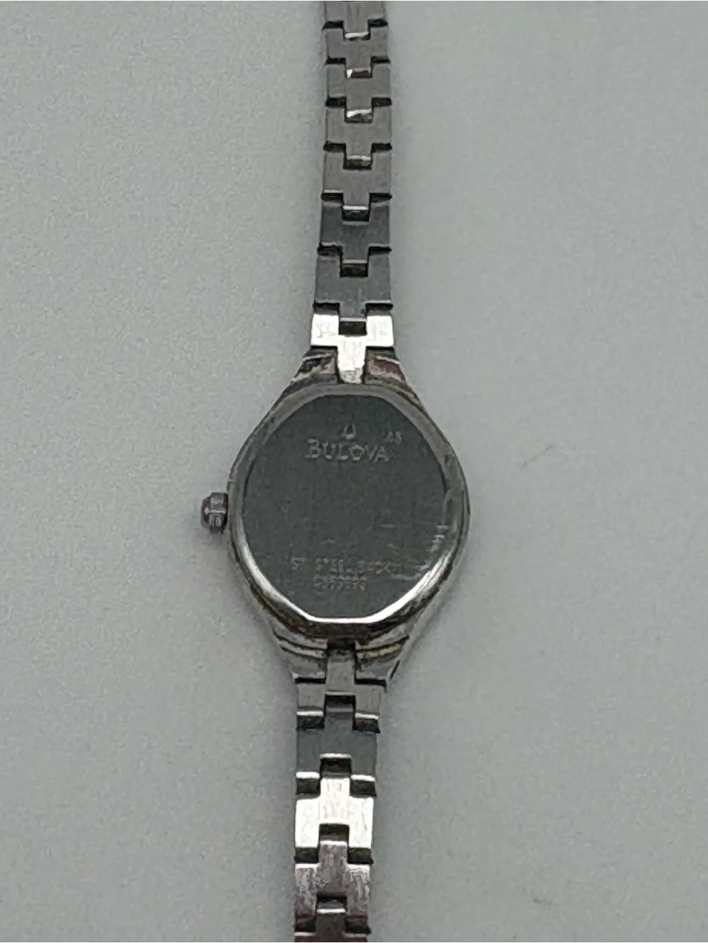Vintage Womens’ Silver-tone Caravelle Bulova   W/ Oval Case